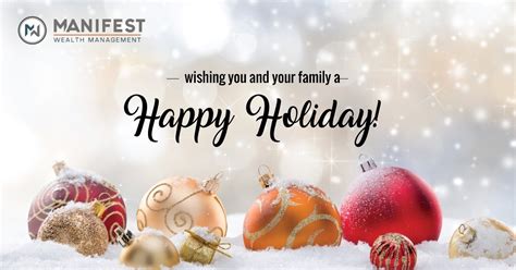 Happy Holidays! | Manifest