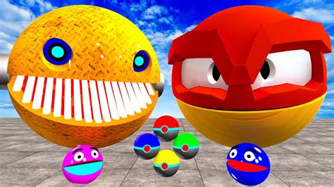 The Most Exciting Match Keeping Ms Pacman Vs Monster Pacman And Yellow Monster Pacman 1 Youtube