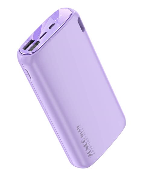 Kuulaa Portable Charger 26800mah High Capacity Power Bank Dual Input And Dual Output Battery