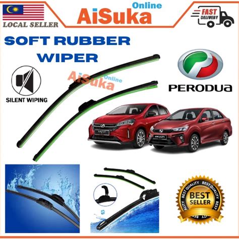 GERMAN SOFT RUBBER WIPER PC For Perodua Alza Aruz Axia Bezza