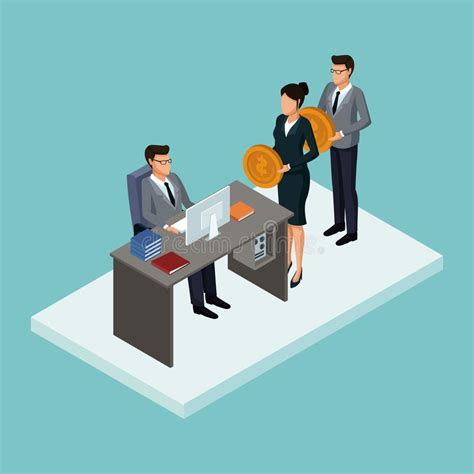 Business Meeting Cartoon Stock Vector Illustration Of Office 145023363