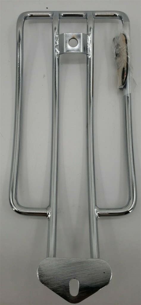 J P Cycles Chrome Luggage Rack For Solo Seat EBay