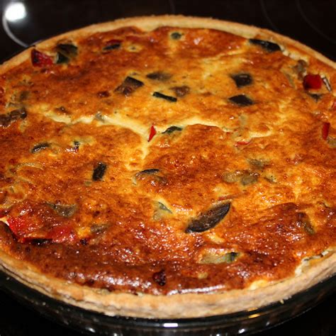 Recette Quiche aux légumes du soleil facile rapide