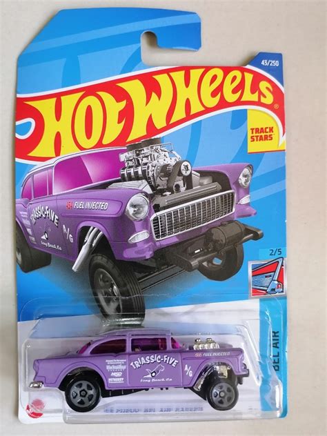 Hot Wheels 2022 Bel Air 55 Chevy Bel Air Gasser Purple Hobbies And Toys Toys And Games On Carousell