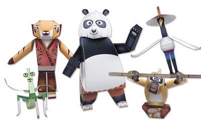 Papercraft Kung Fu Panda Master Croc Kung Fu Panda 2 Janick Hane