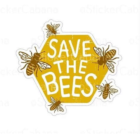 Save The Bees Sticker