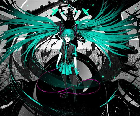 1920x1080px 1080p Free Download Miku Hatsune Anime Blue Hair