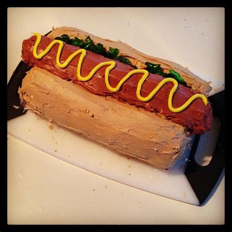 Hot Dog Cake