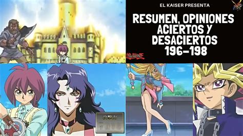 FINAL Yu Gi Oh DM 196 198 LEON VS YUGI RESUMEN ACIERTOS Y