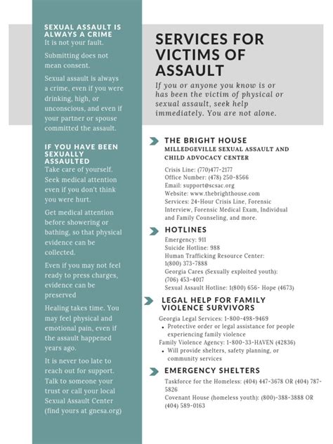 Services For Victims Of Assault 3 Pdf Sexual Assault Domestic