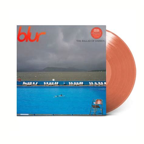 Blur Ballad Of Darren Exclusive Limited Edition Orange Colored Vinyl