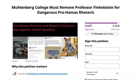 Muhlenberg alumni petition for professor’s removal - The Muhlenberg Weekly