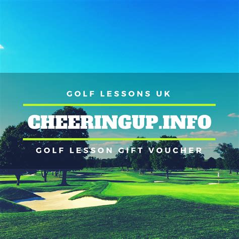 Golf Lesson Gift Vouchers UK CheeringupInfo Golf Lessons Gifts