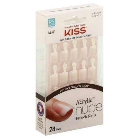 Kiss KAN01 Salon Acrylics Nude Nails Breathtaking 28PK 587273 Zoro