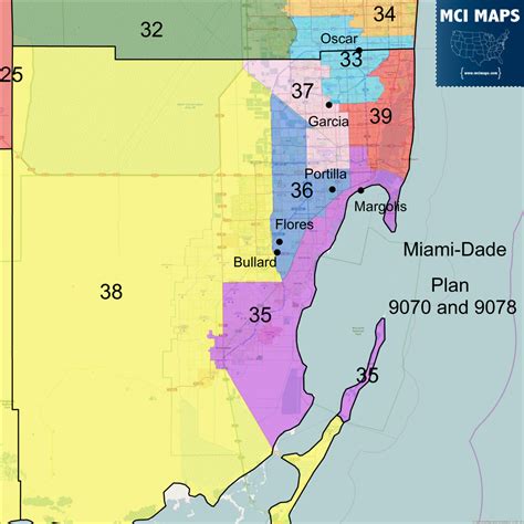 The Ultimate Guide To The Six State Senate Base Maps Mci Maps Election Targeting Florida