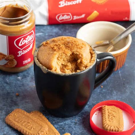 Best Ever Biscoff Mug Cake Recipe Effortless Foodie