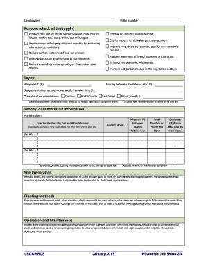 Fillable Online Nrcs Usda Alley Cropping Natural Resources