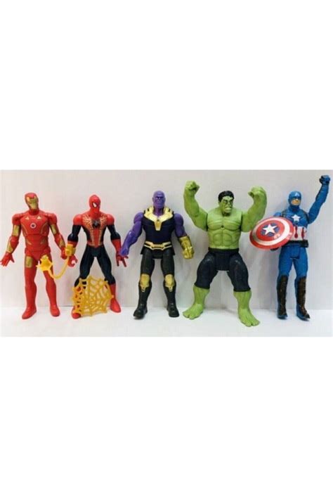 AVENGERS Yenilmezler Thanos Hulk Captain America Örümcek Adam