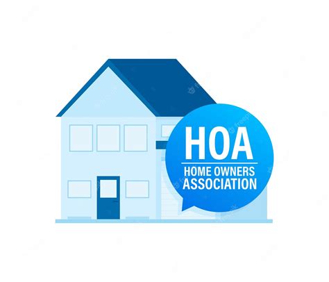 Premium Vector Hoa Home Owners Association House Icon Label Vector