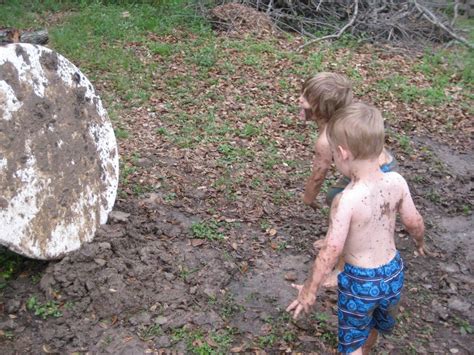 Mud Painting Outdoor Play Mud Playing In The Mud Mud Day Ideas