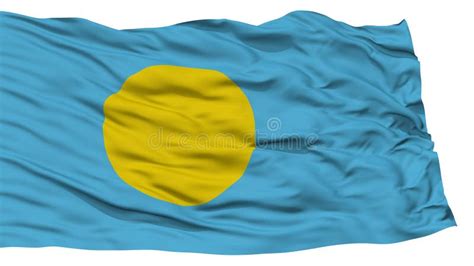 Isolated Palau Flag Stock Illustrations Isolated Palau Flag