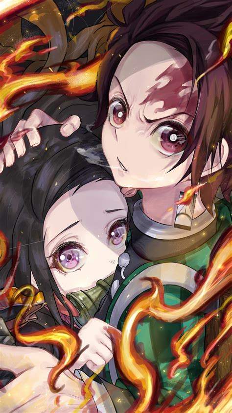 1392296 Demon Slayer Kimetsu No Yaiba Anime Tanjiro Kamado Nezuko Images