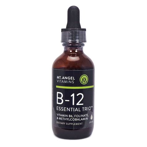 B12 Essential Trio Drops By Mt Angel 2 Fluid Ounce