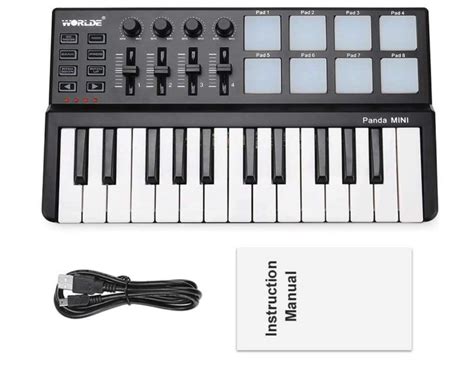 Vangoa Worlde Panda Mini Portable Keys Usb Keyboard Midi Controller