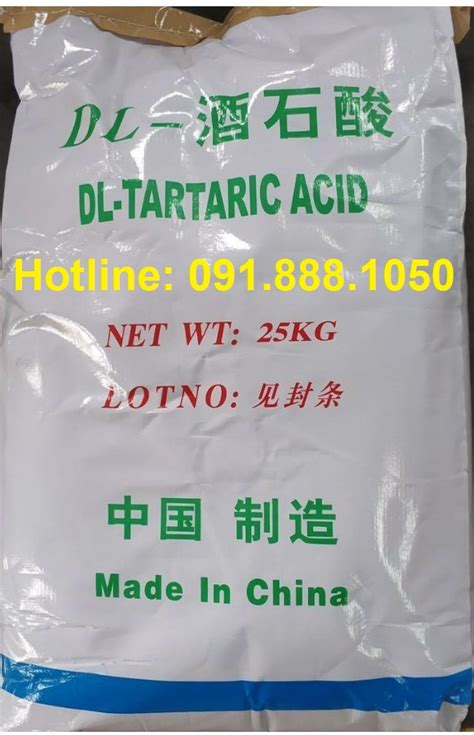 B N Dl Tartaric Acid Monohydrate China Kg Bao Nhattamchem