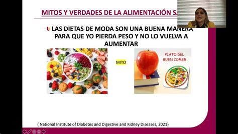 Webinar Mitos Verdades De La Alimentaci N Saludable Youtube