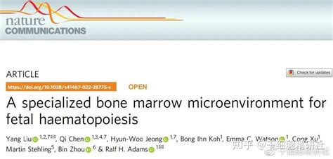 研究新发现：动脉血管调控造血干细胞首次进入胚胎期骨髓 知乎