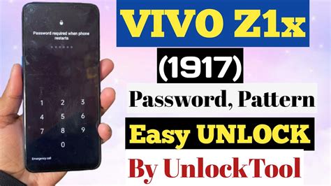 VIVO Z1x 1917 Password Unlock One Click By UnlockTool VIVO Z1x FRP