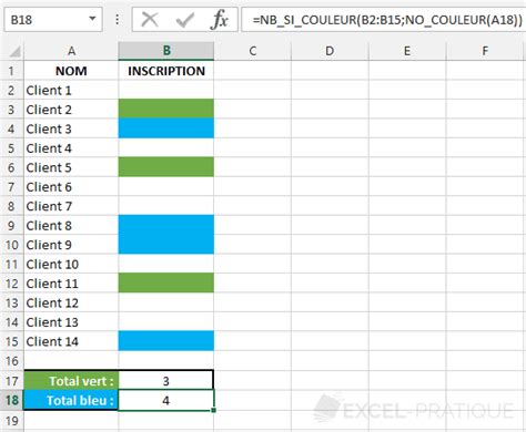 Fonction Excel Nb Si Couleur Hot Sex Picture