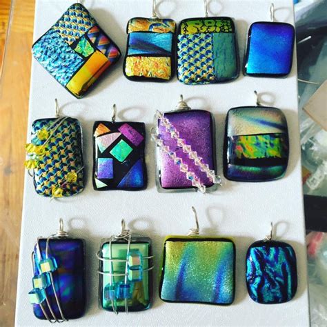 Fused Glass Jewelry Making with Microwave Kiln