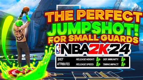 THE PERFECT JUMPSHOT FOR SMALL GUARDS As IN ALL CATEGORIES NBA 2K24