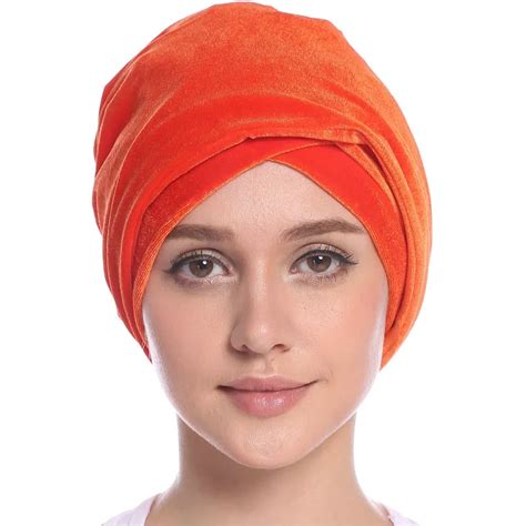 New Luxury Pleated Velvet Magic Turban Hijab Head Wrap Extra Long Tube Indian Headwrap Scarf Tie