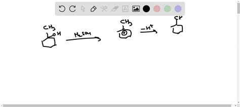 SOLVED: '1 Write the mechanism for dehydration of cyclohexanol reaction ...