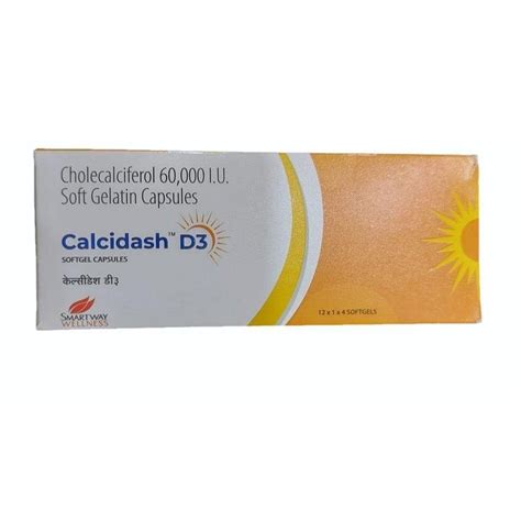 Cholecalciferol 60000 IU Soft Gelatin Capsules At Rs 216 Box D3