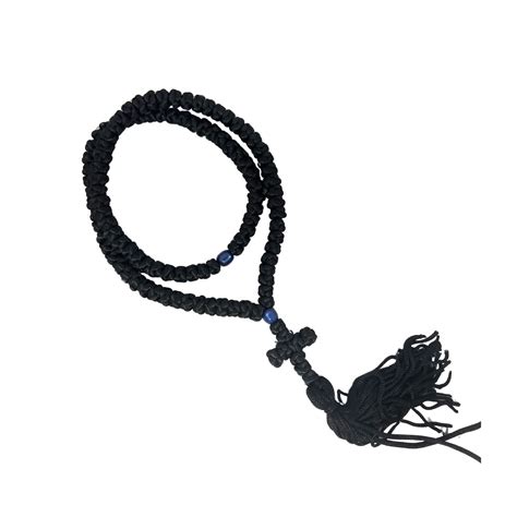 Black Prayer Rope with 100 knots and 50 knots – anastasisgiftshop.com