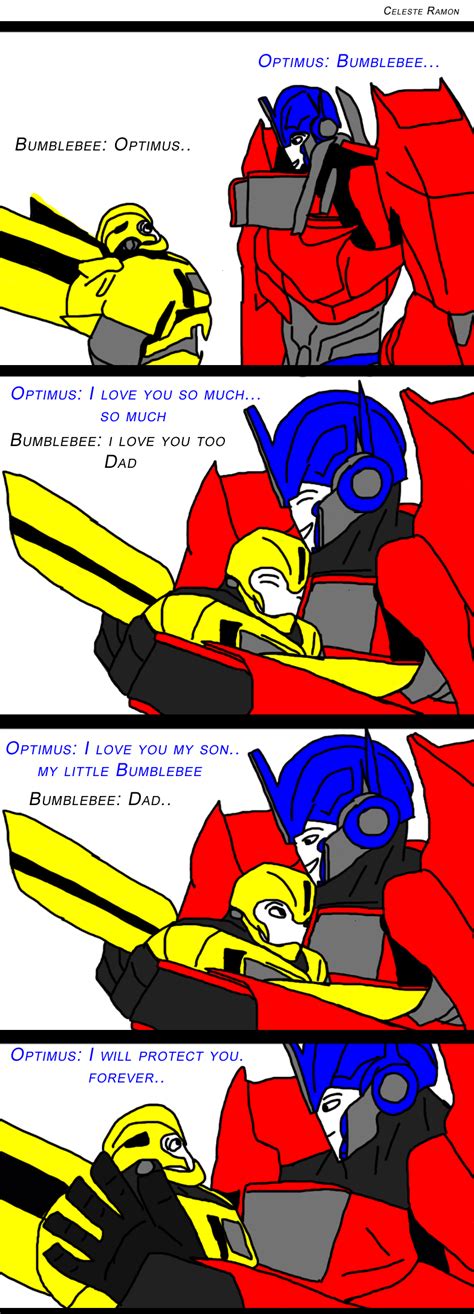 Tfp Optimus And Bumblebee Love You Son By Celtakerthebest On Deviantart