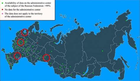 Map of Russia with cities and information. | Download Scientific Diagram