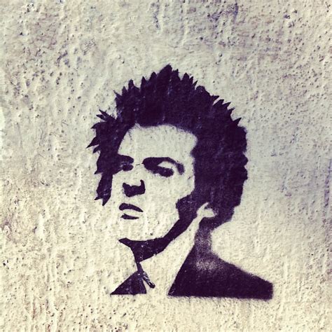 Sid Vicious From The Sex Pistols Stencil Via Instagram In Flickr