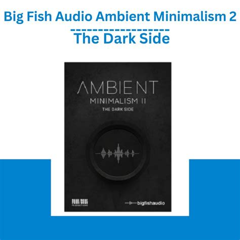 Big Fish Audio Ambient Minimalism 2 The Dark Side