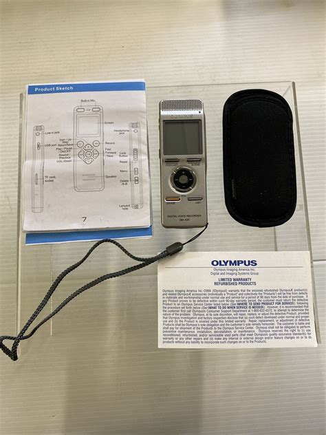 Olympus Dm Digital Voice Recorder With Micro Sd Card Slot Clean