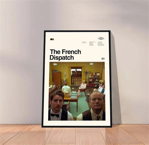 The French Dispatch Poster Movie Poster Minimalist Art - Etsy