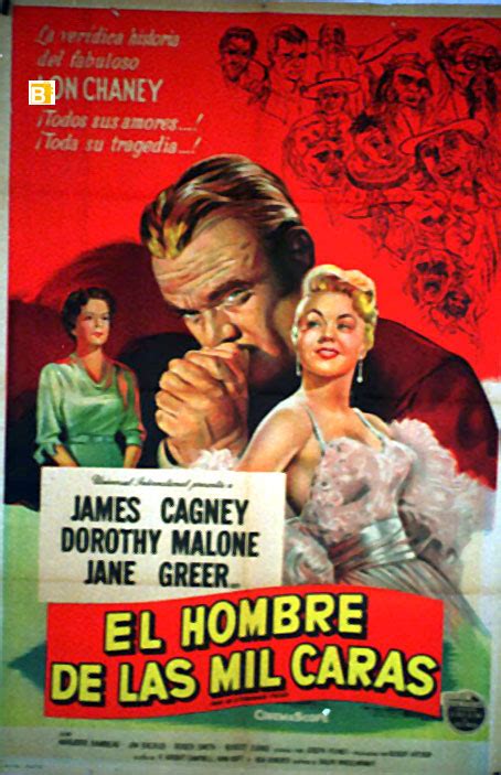 EL HOMBRE DE LAS MIL CARAS MOVIE POSTER THE MAN OF A THOUSAND