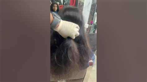 Result Is Wow Permanent Hair Straightening Shortvideo Youtubeshorts