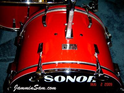 Js Hi Gloss Bright Red On Drums Page Jammin Sam