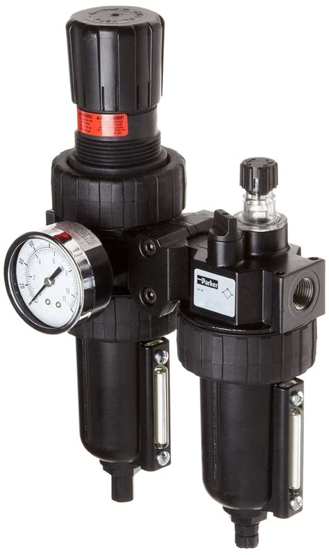 Parker 06H24A18A2BC Two Unit Combo Compressed Air Filter Regulator