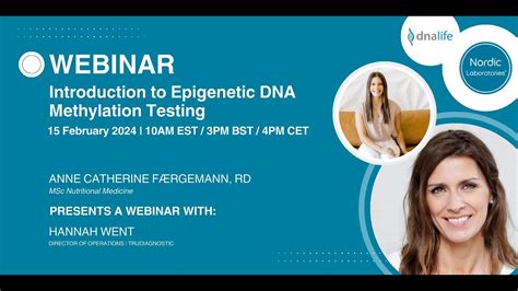 Introduction To Epigenetic Dna Methylation Testing With Hannah Went